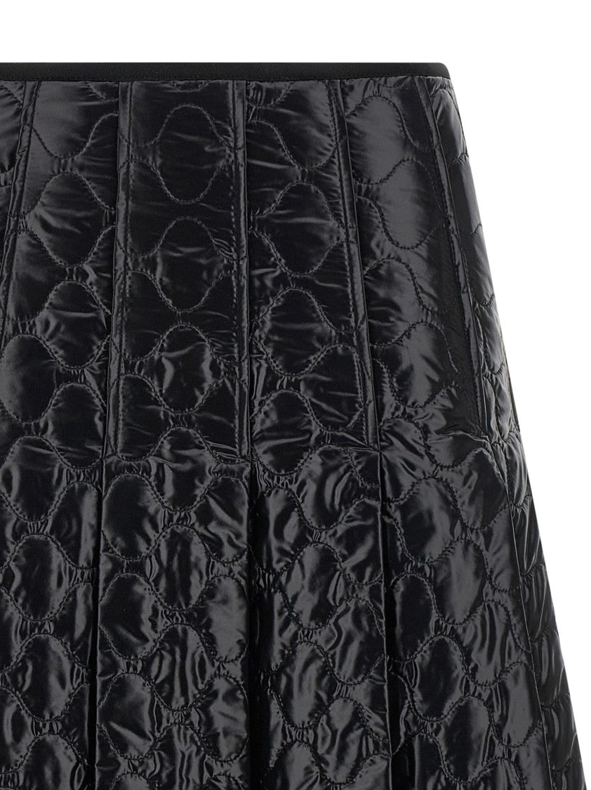 Moncler Laqué Nylon Skirt