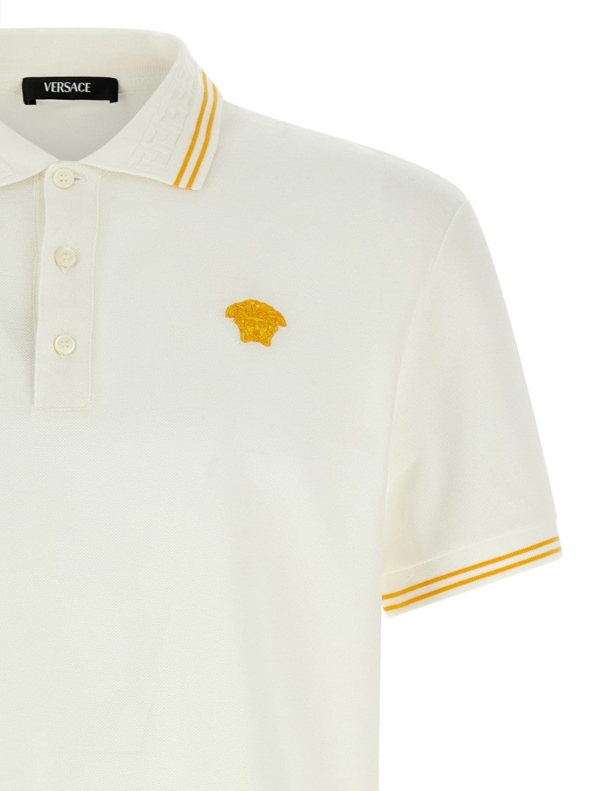 Versace Medusa Pop Embroidery' Polo Shirt