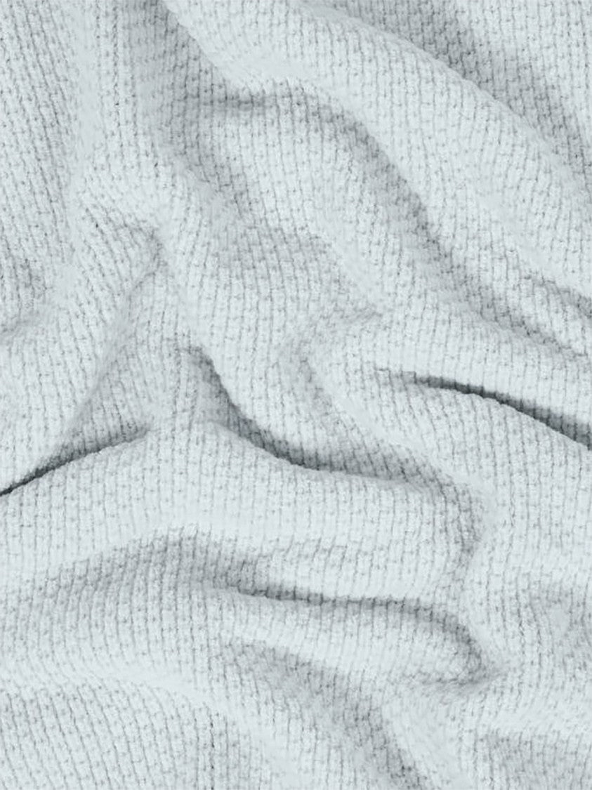 Stone Island Textured Knit Sweatshirt With Distinctive Patch