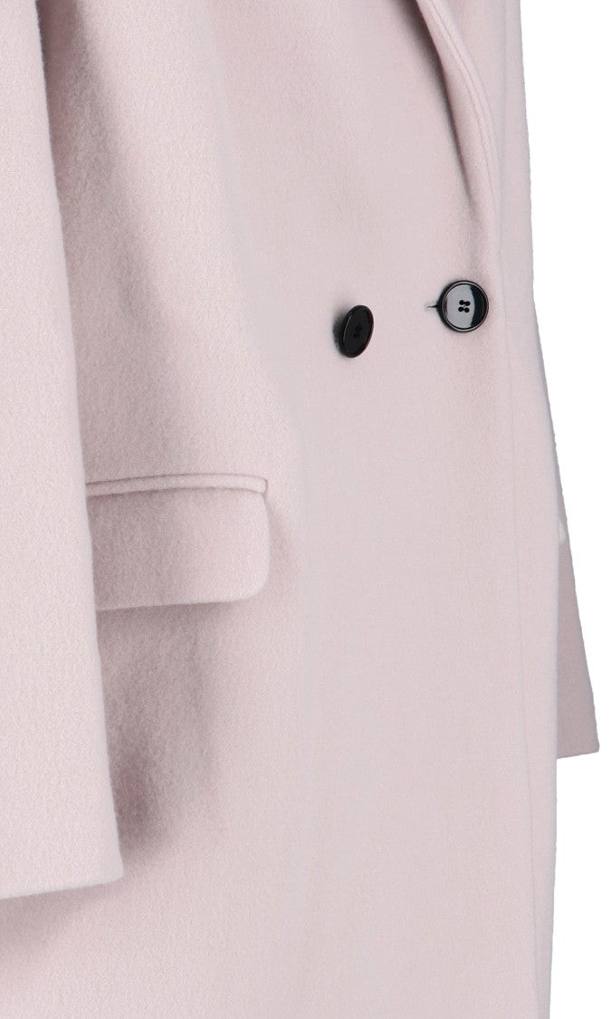 Isabel Marant Boxy Pink Jacket With Double-Breasted Front