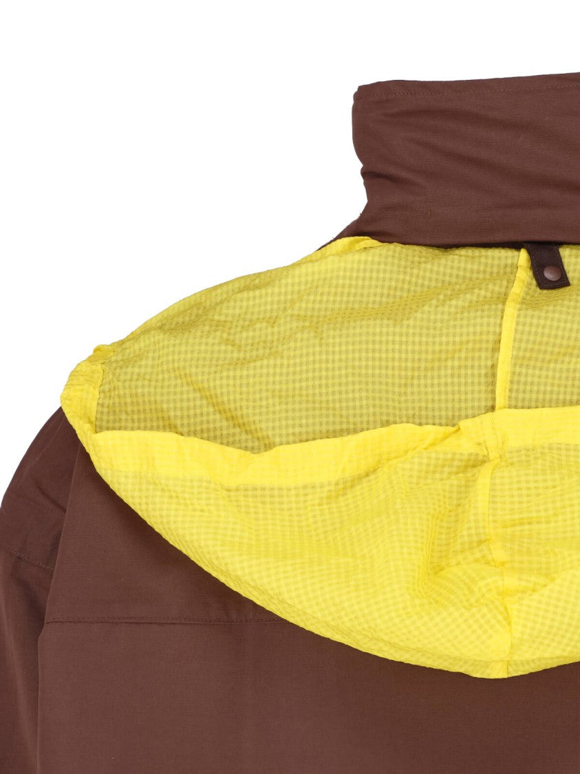Adidas Zip-Up Jacket With High Collar And Signature Stripes