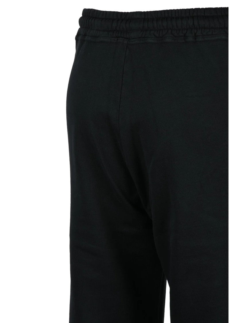 Blauer Black Cotton Wide-Leg Sweatpants
