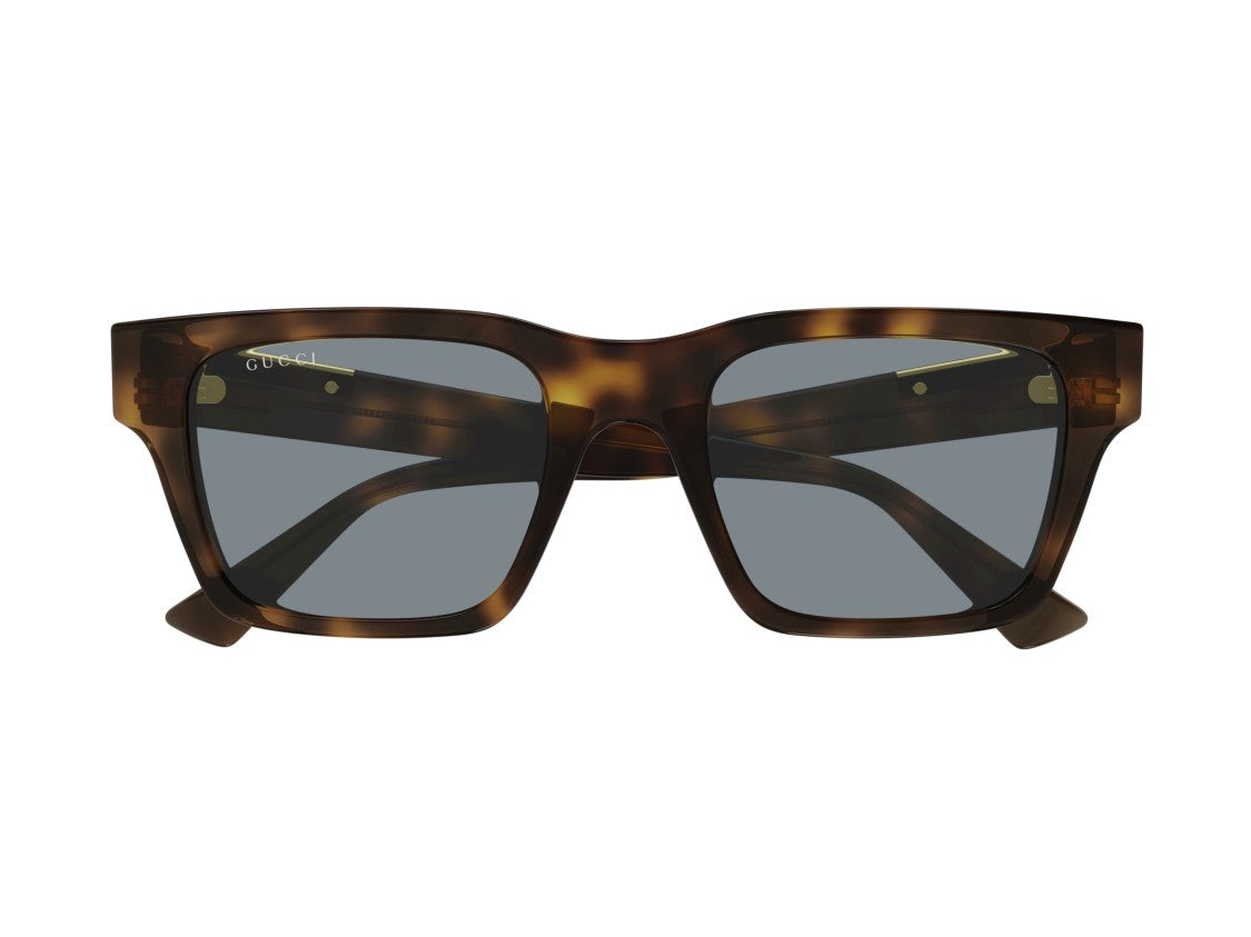 Gucci Gold Gg1889s Tortoiseshell Oversized Square Sunglasses