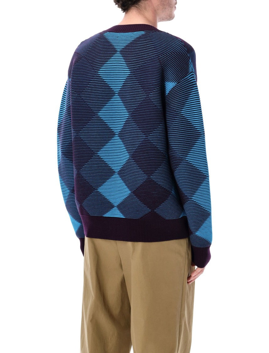 Dries Van Noten Argyle Sweater