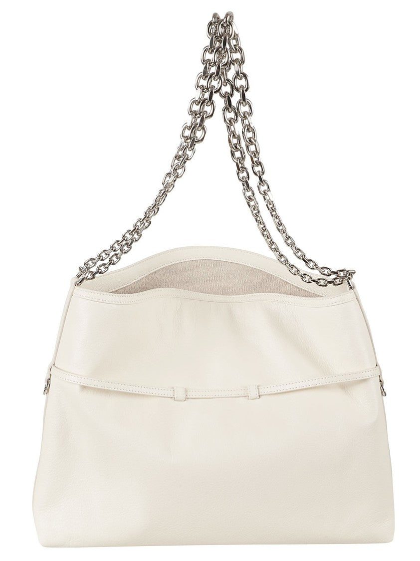 Givenchy Shoulder Bag In White Calf Leather