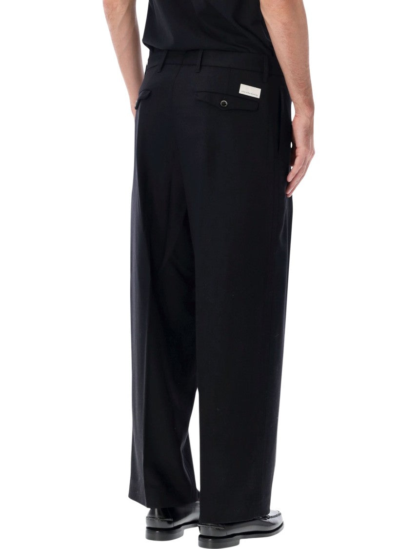 Nine In The Morning Thiago Wide-Leg Flap Pocket Casual Pants