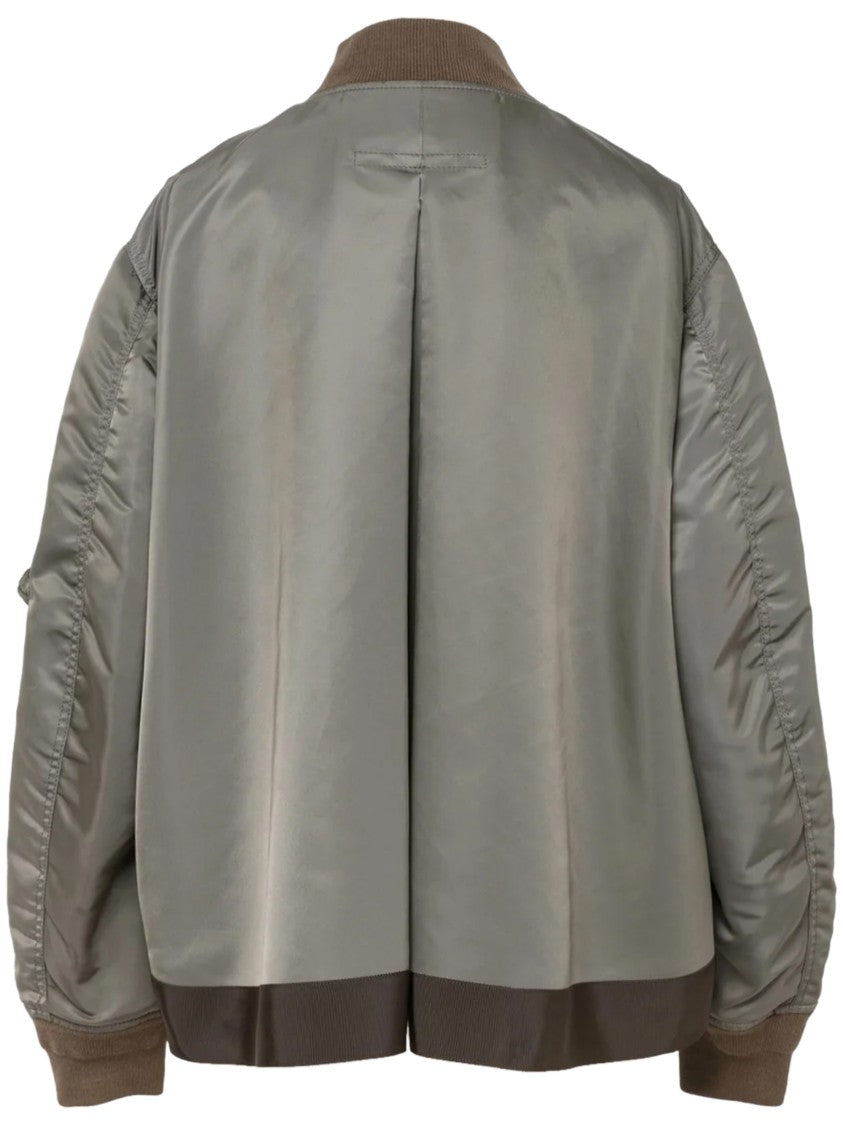 Sacai Nylon Twill Blouson With Minimalist Design