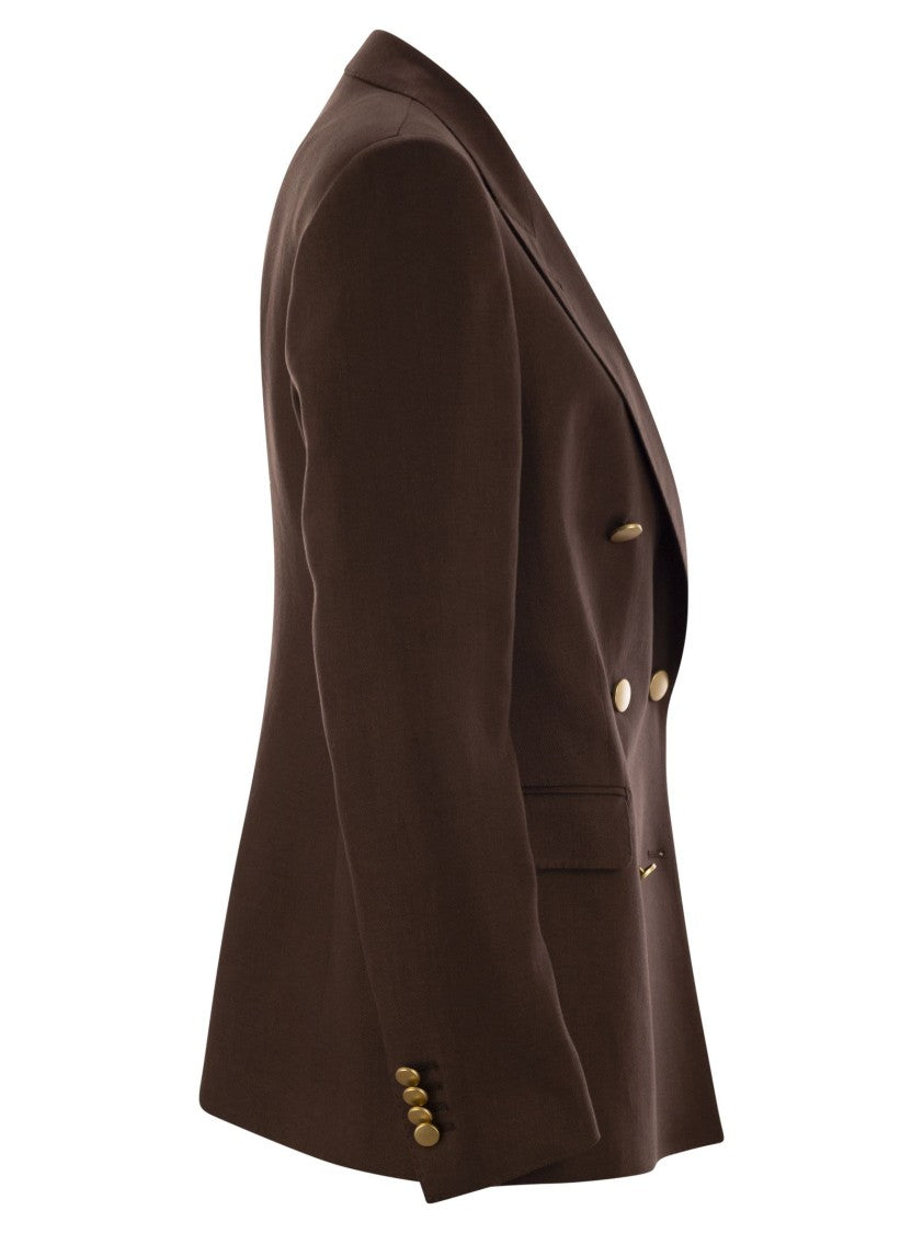 Tagliatore Paris - Linen Double-Breasted Blazer