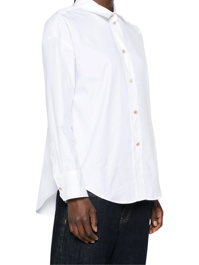 Max Mara Light Blue Volonta Cotton Flowing Classic Shirt