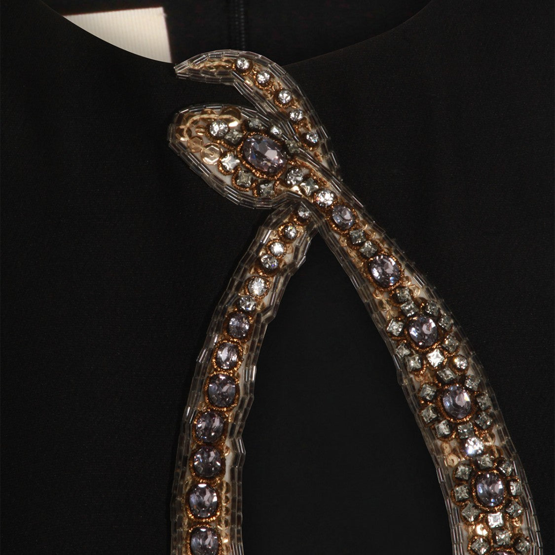 Valentino Sleeveless Black Dress With Teardrop Cutout