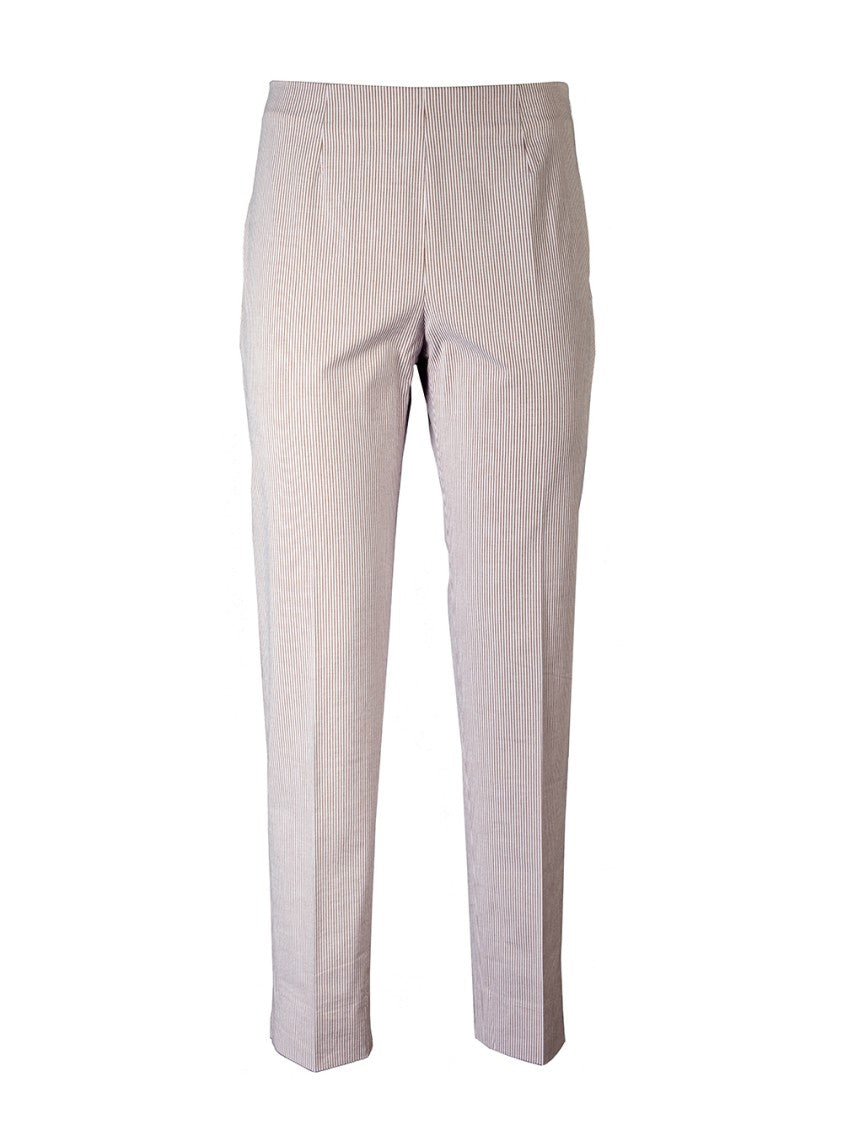 Berwich Pinstripe Tailored Pants With Clean Waistband