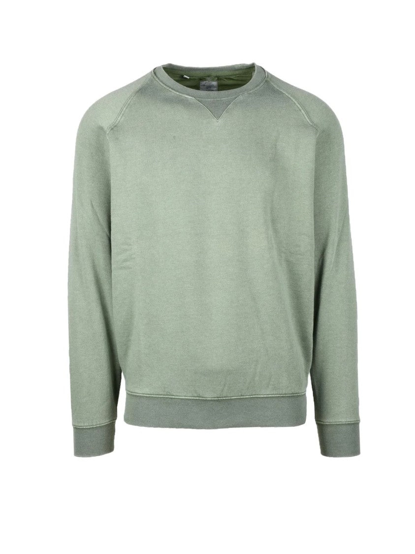 R3d Wöôd Green Relaxed Polyester Sweatshirt