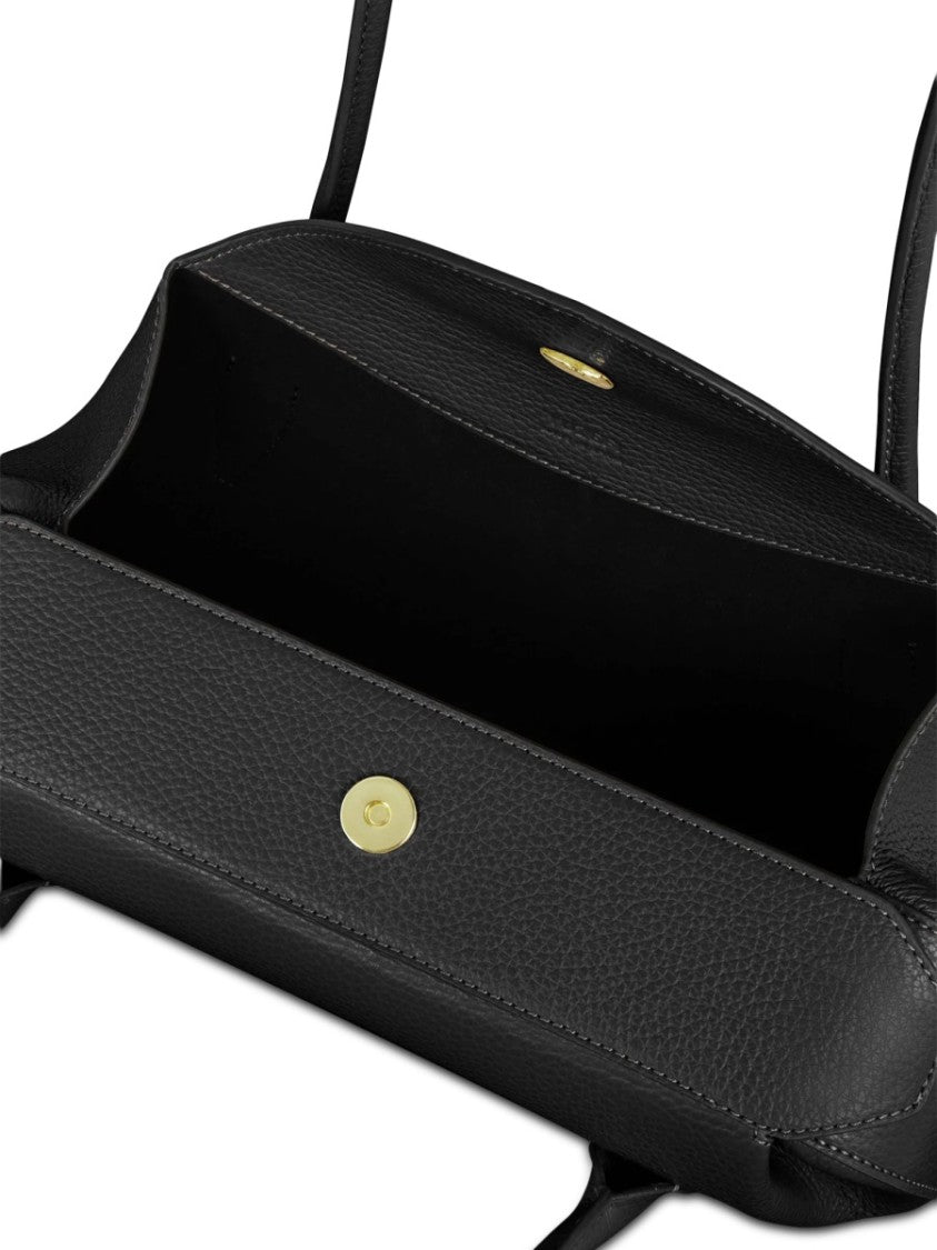 Yuzefi Oyster Smooth Textured Leather Bag