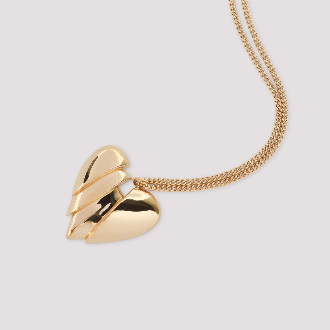 Amina Muaddi Heart Pendant Necklace