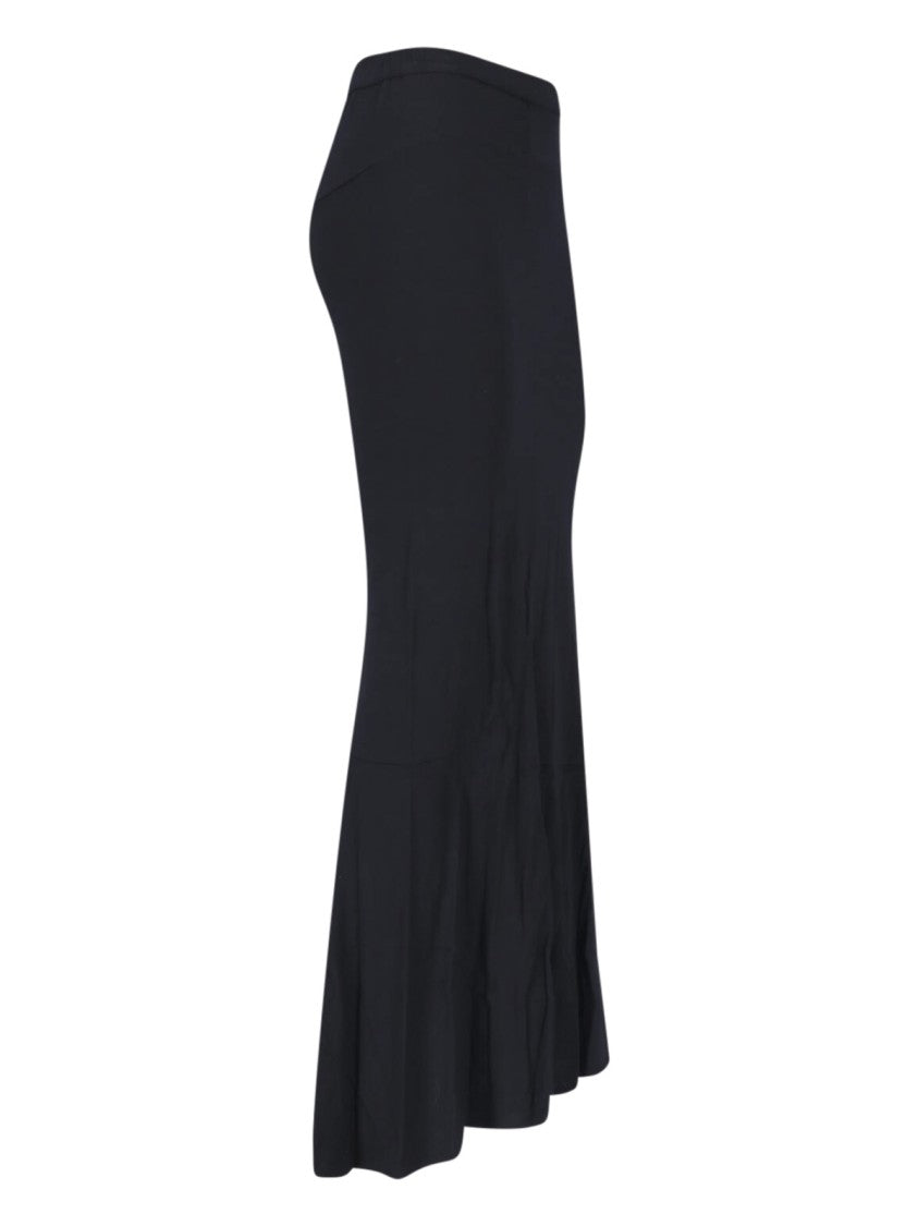 Junya Watanabe High-Waisted Midi Skirt With Textured Hem
