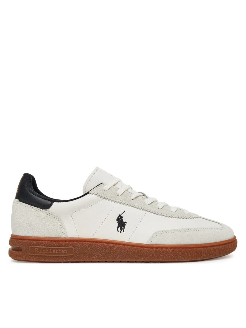 Polo Ralph Lauren Contrasting Heel Low-Top Sneakers