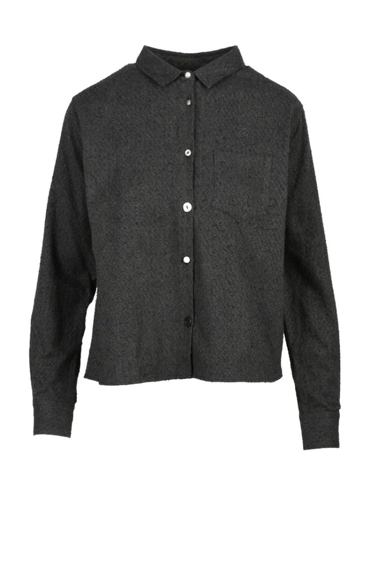 Deuxieme Brown/Blue Cotton Shirt