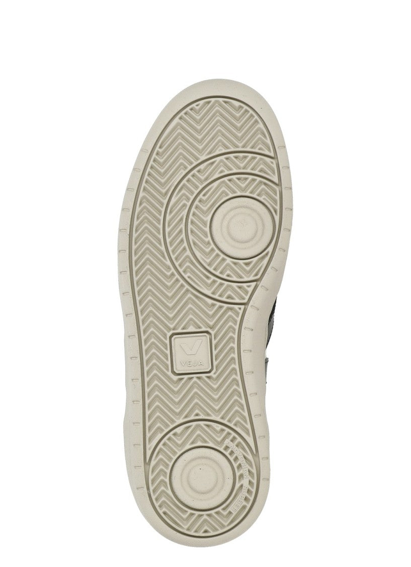 Veja White V-10 Prime Breathable Leather Sneakers