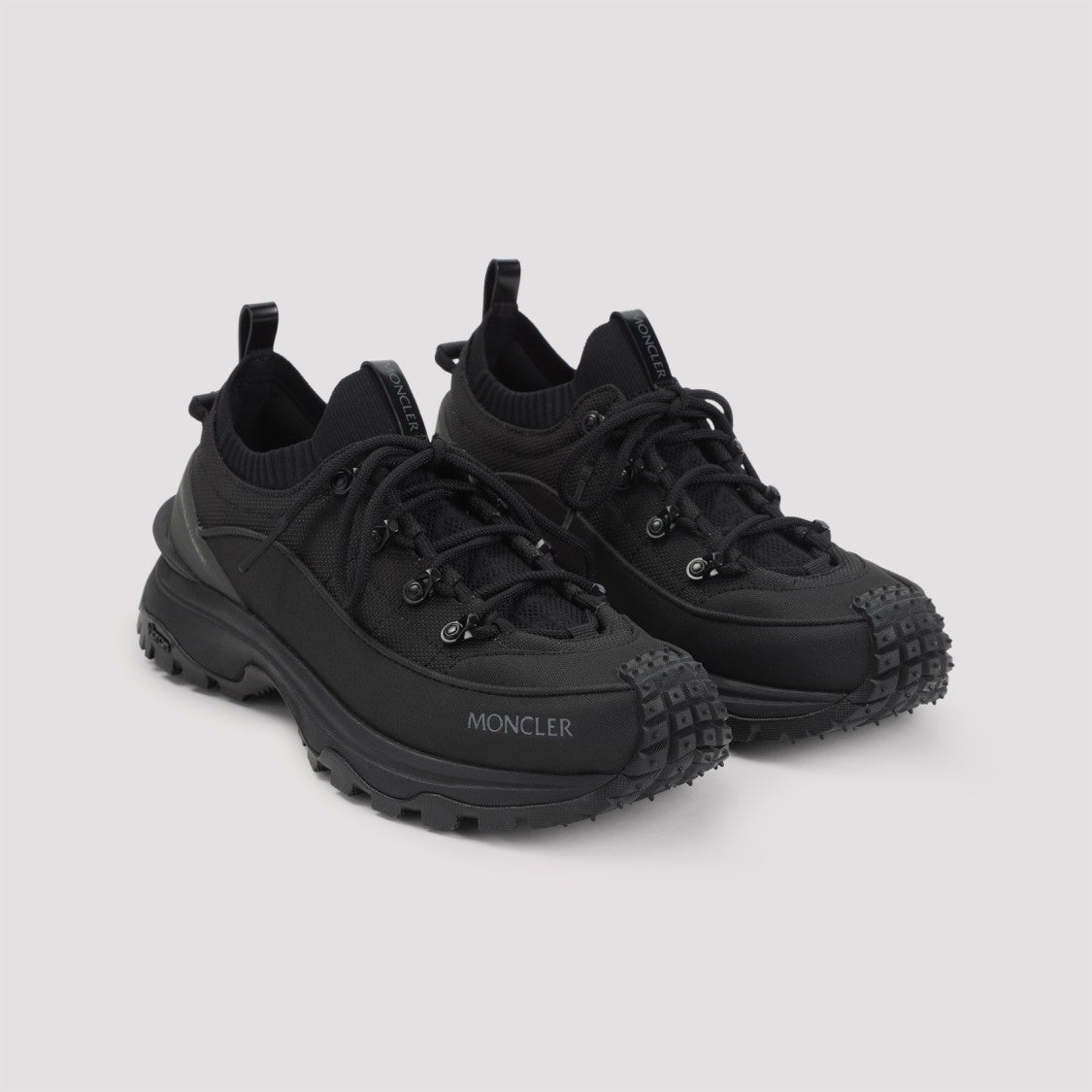 Moncler Chunky-Sole Sneaker With Textured Tread