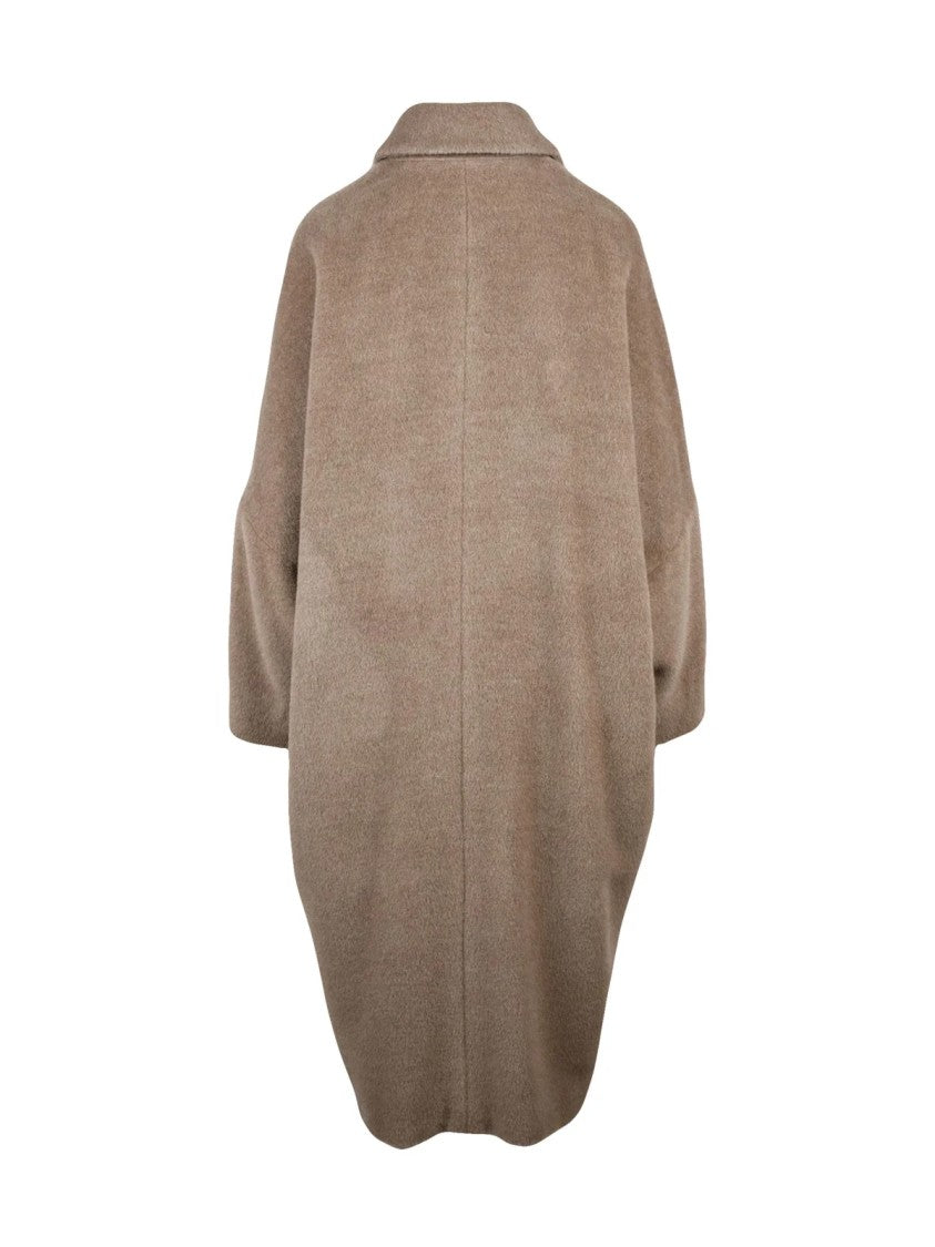 Marella Grey Alpaca-Wool Icam Coat