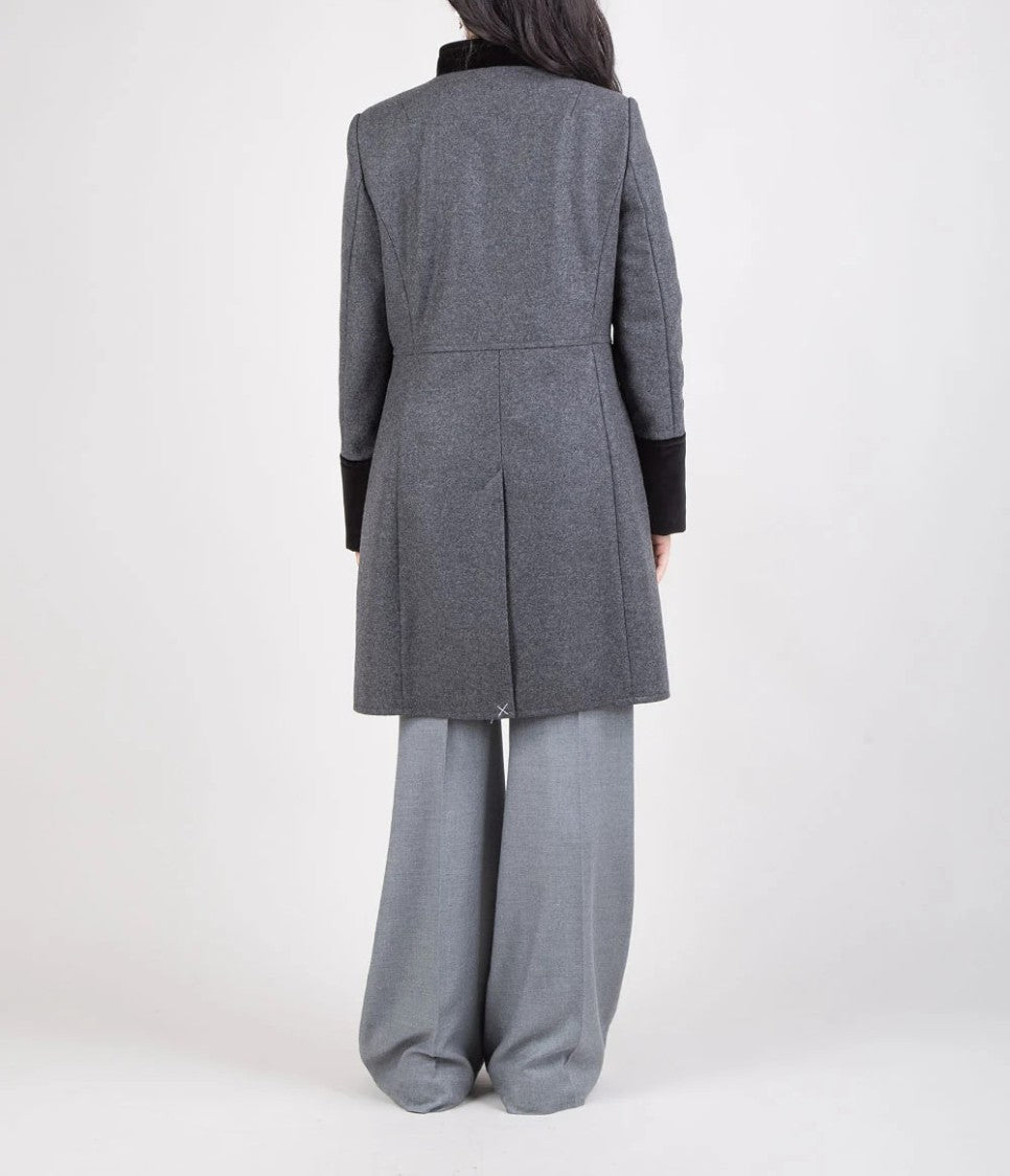 Fay Monopetto Single-Hook Coat