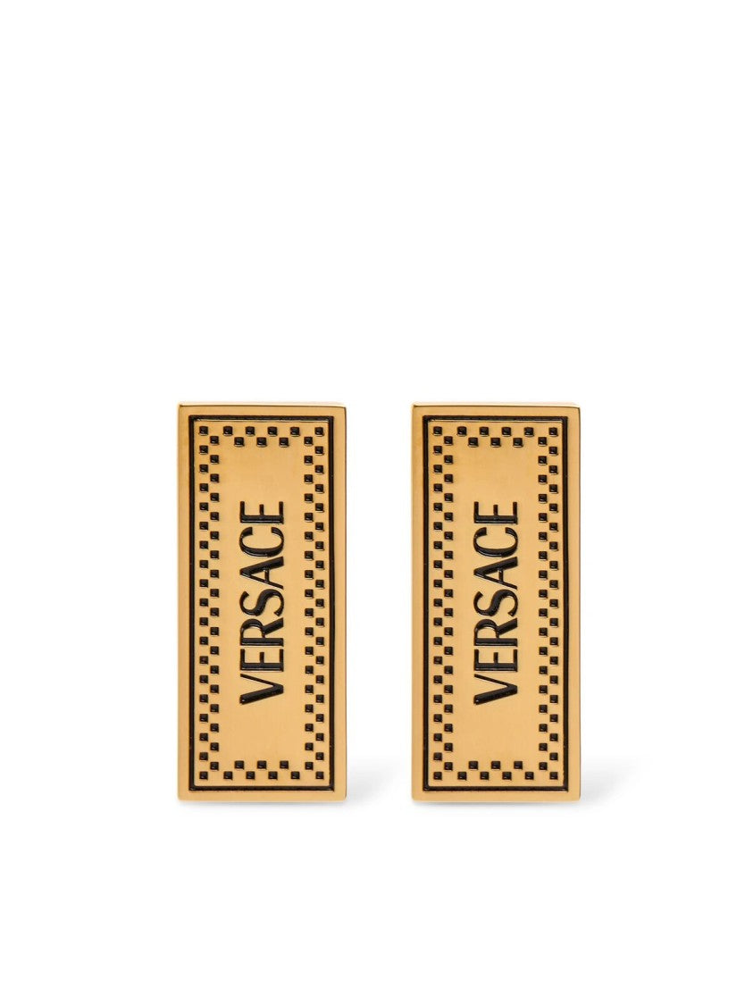 Versace 90S Logo Earrings