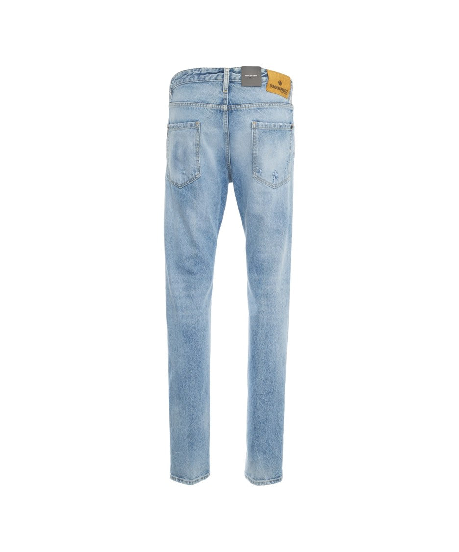 Dsquared2 Light Blue Slim-Fit Jeans