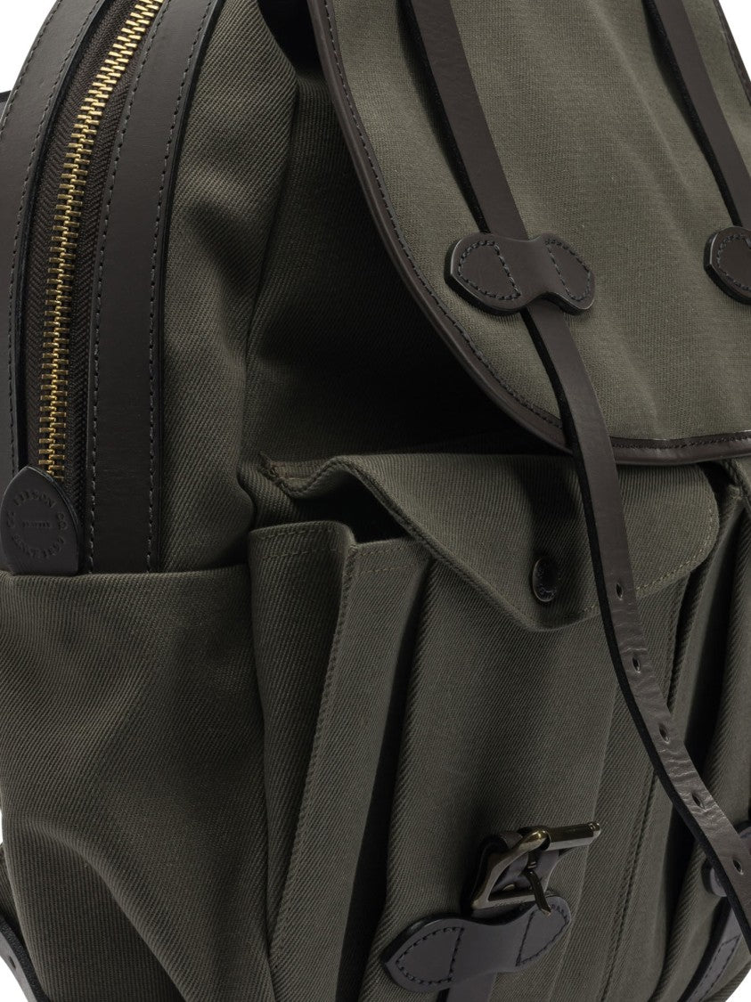 Filson Compact Waxed Twill Backpack
