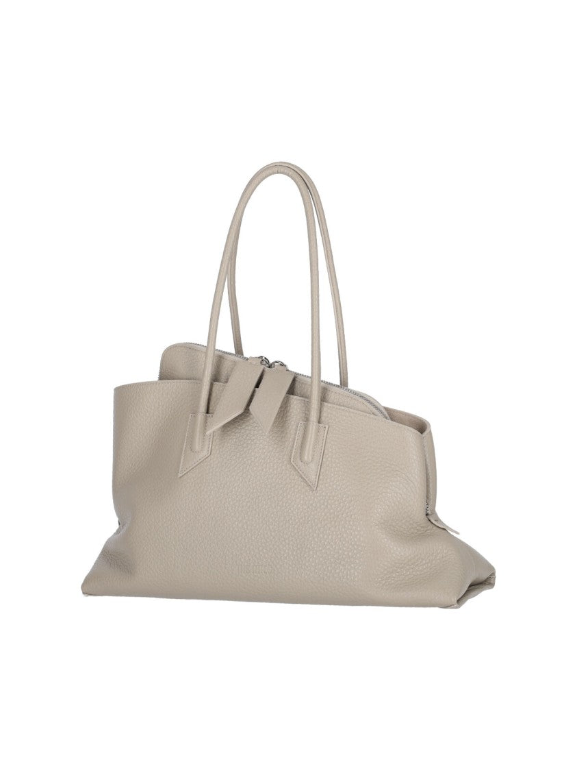 The Attico "La Passeggiata" Medium Handbag – Beige