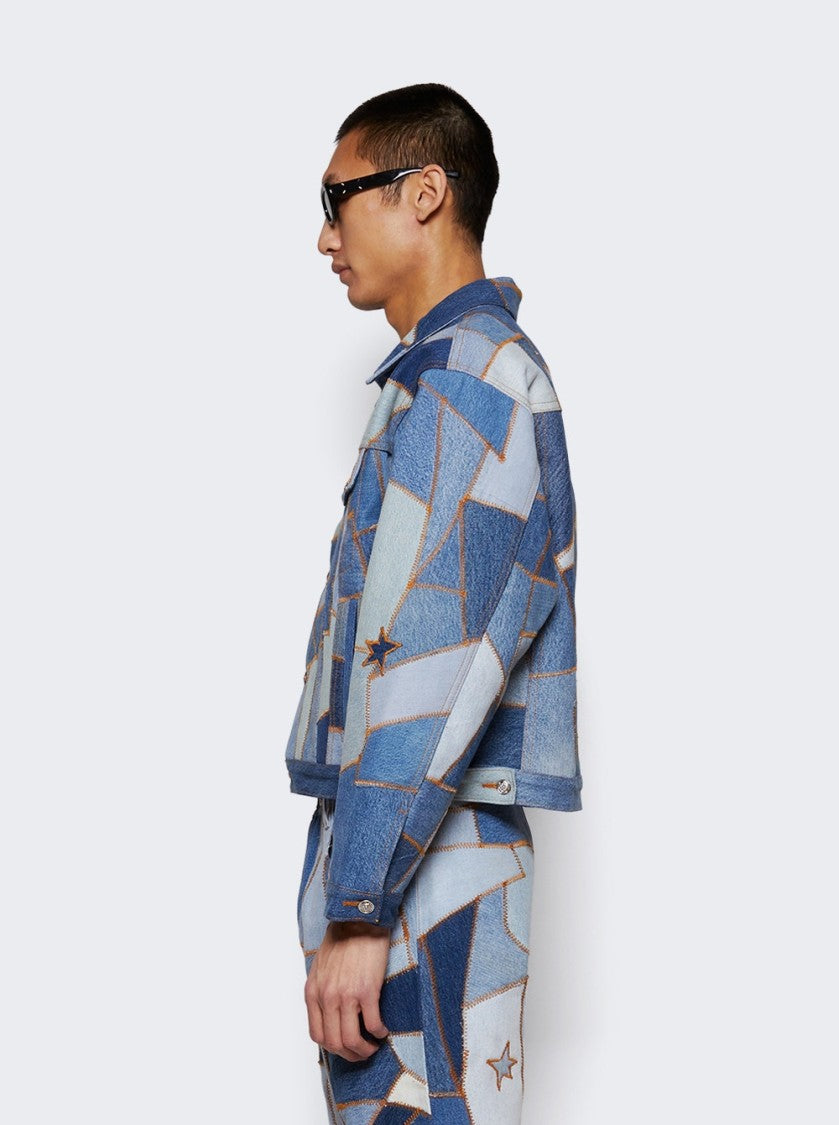 Earthling Vip Body Shop Denim Jacket Blue