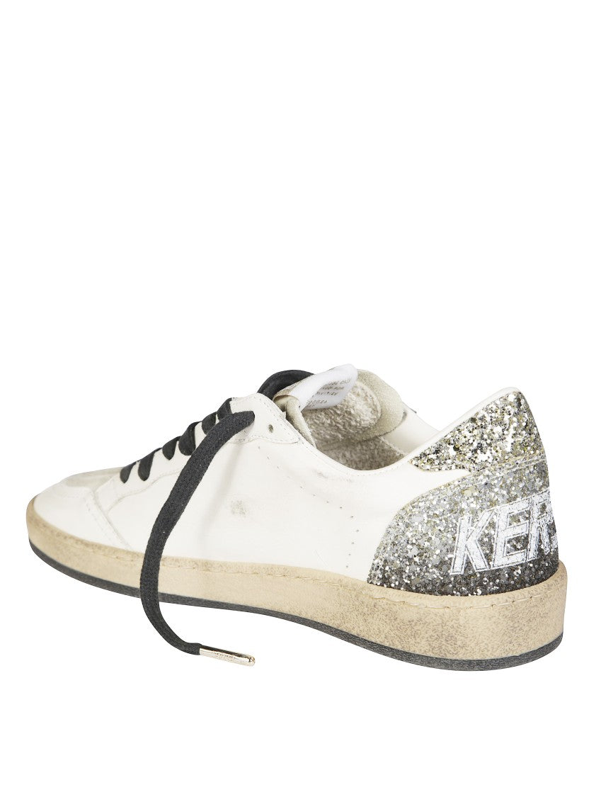 Golden Goose Ballstar Leather Upper Suede Sneakers