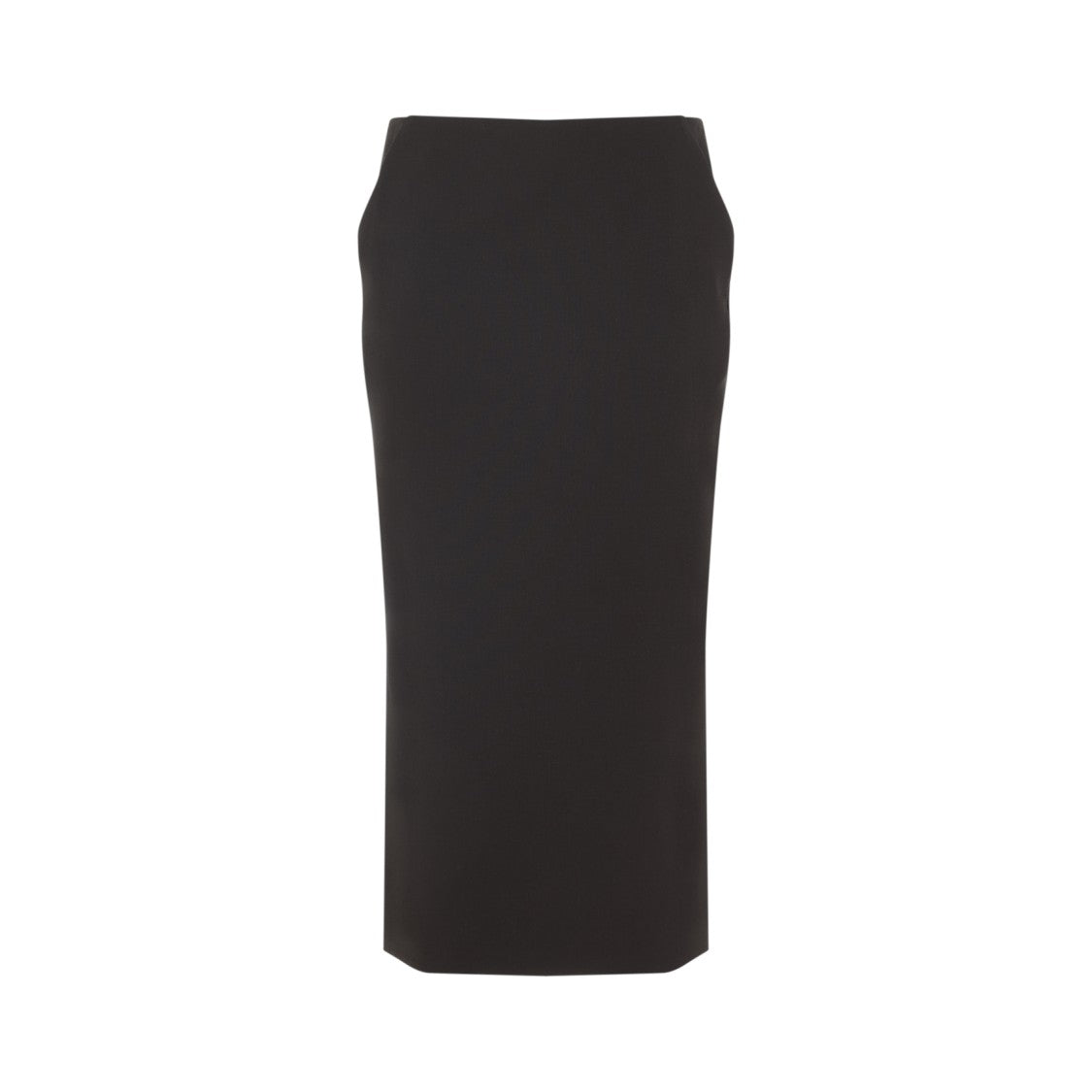 Giorgio Armani Mid-Calf Virgin Wool Skirt With Subtle Details