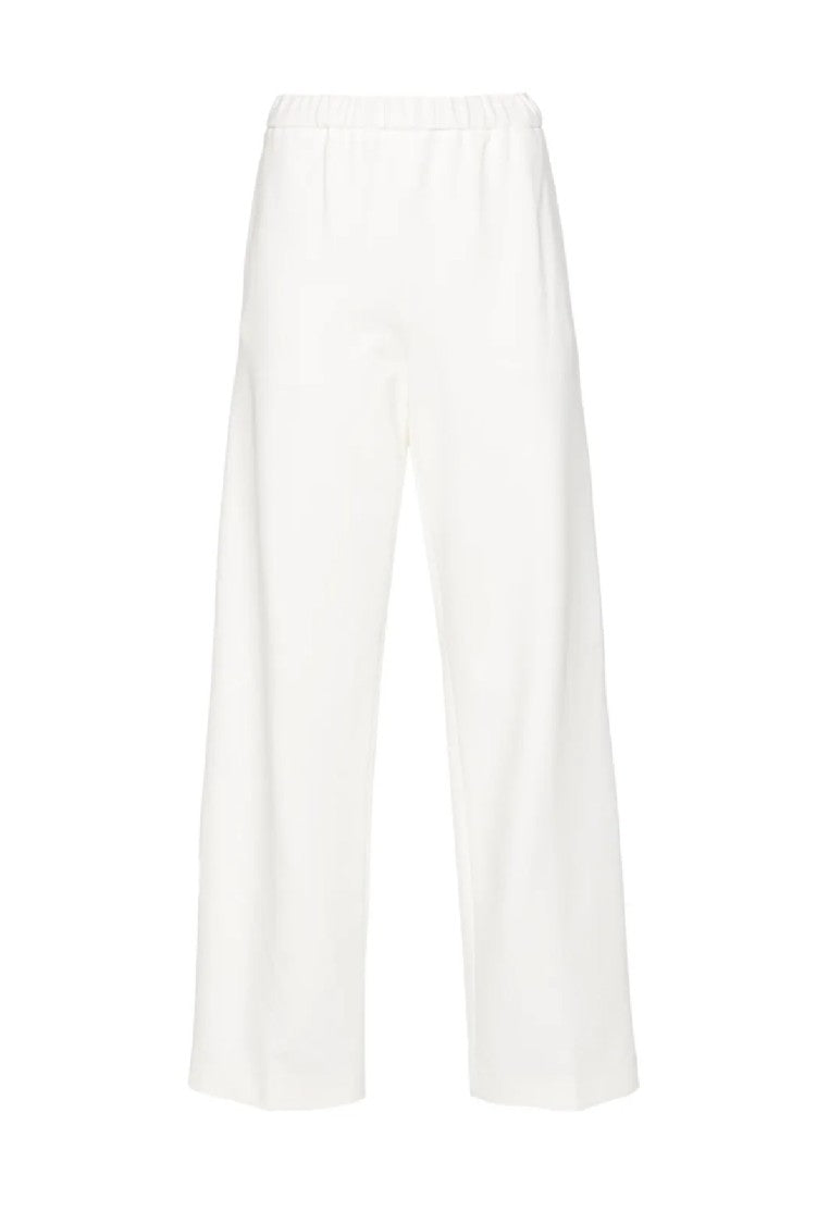 Fabiana Filippi Wide-Leg Relaxed Pants With Elastic Waistband