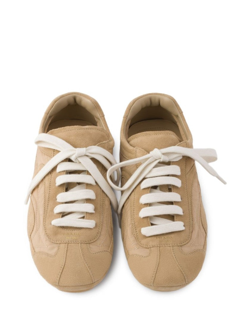 Prada Montecarlo Re-Edition Suede Sneakers