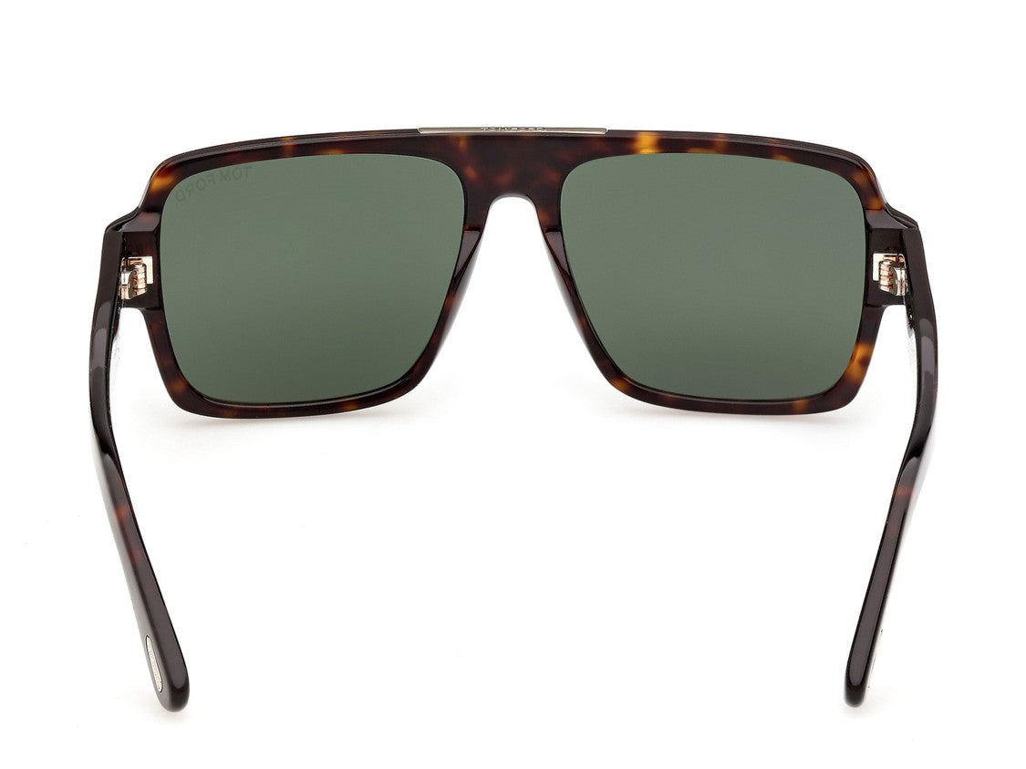 Tom Ford Ft1408 Oversized Tortoiseshell Acetate Square Sunglasses