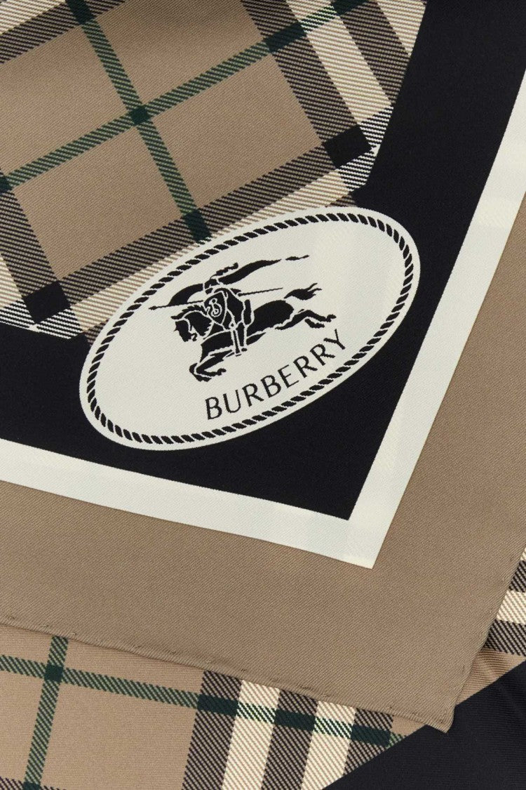 Burberry Embroidered Silk Foulard