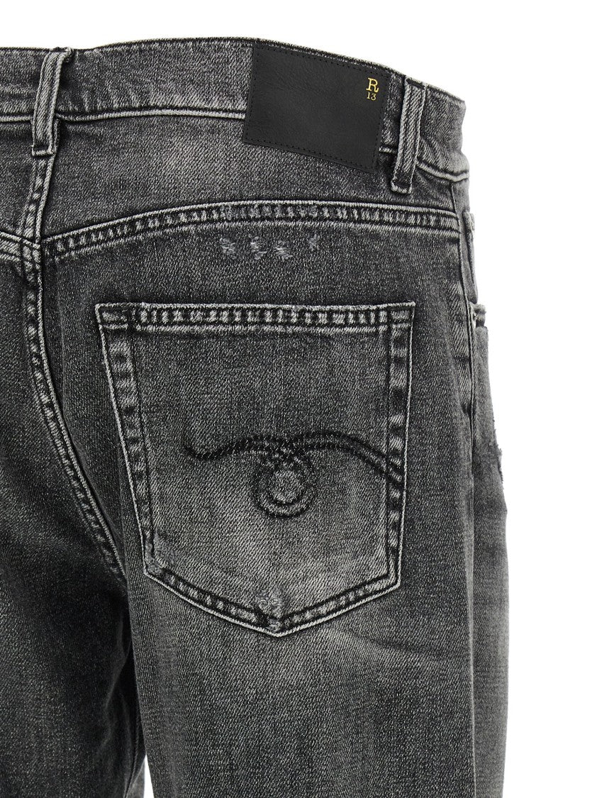 R13 Boyfriend' Jeans
