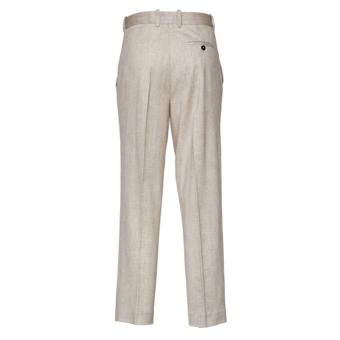 Circolo 1901 Herringbone Straight-Leg Carrot Pants