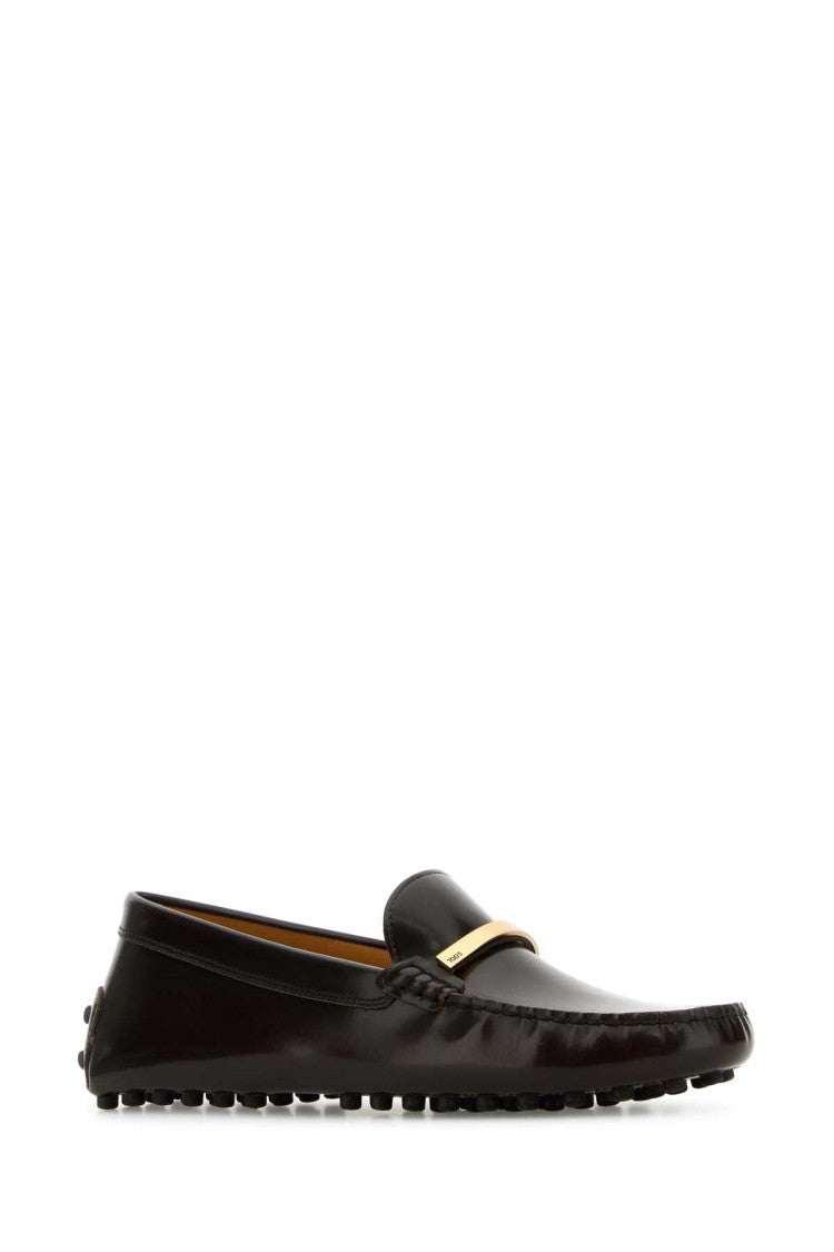 Tod's Brown Leather Loafers