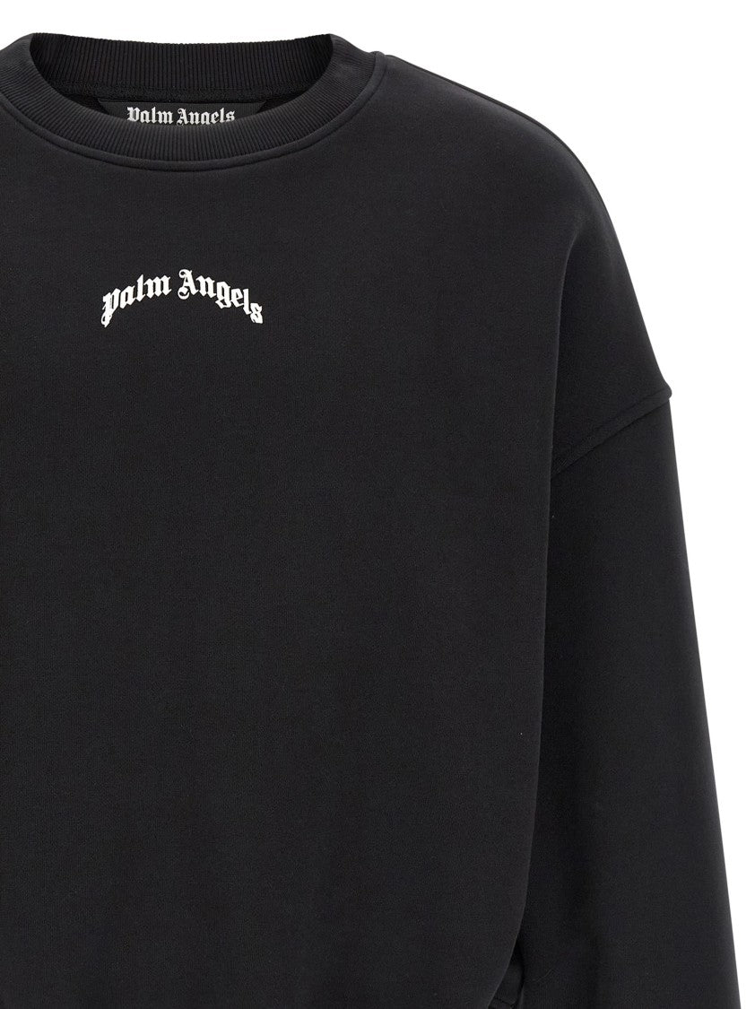 Palm Angels 'Back Curved Logo' Sweatshirt
