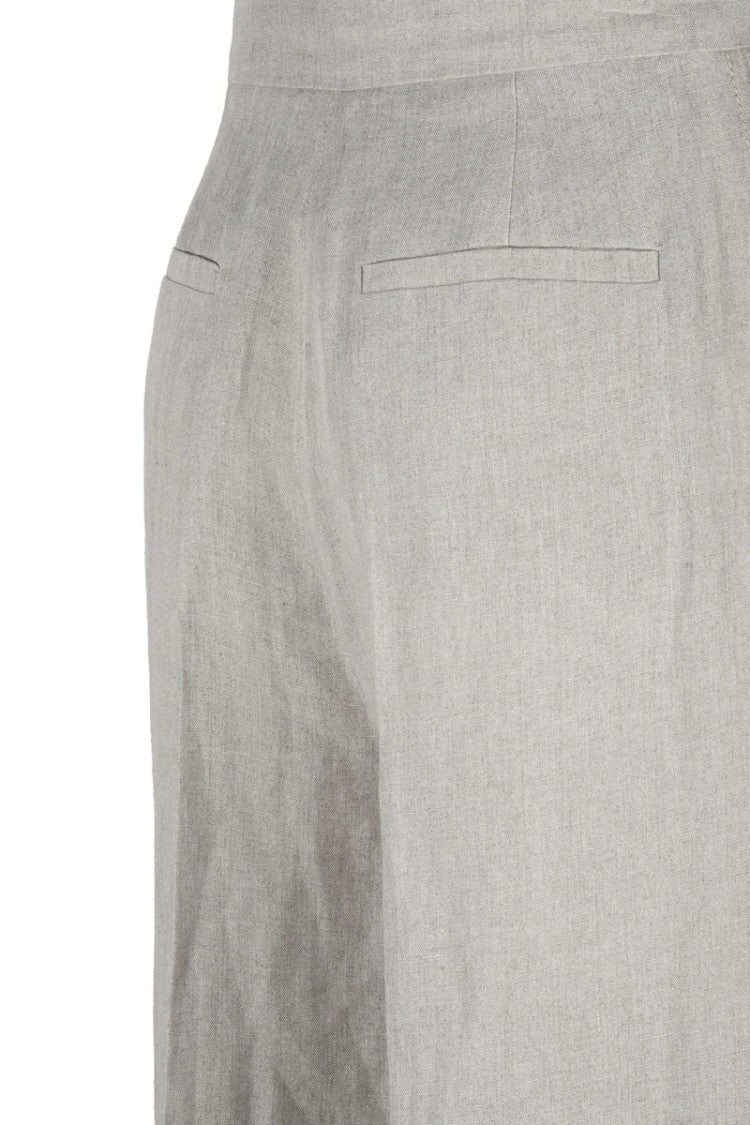 Max Mara Linen Trousers - Beige