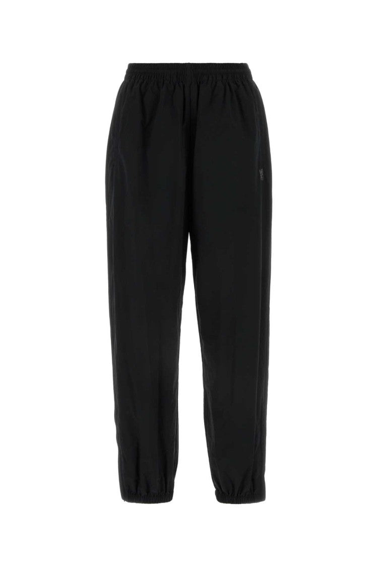 T By Alexander Wang Black Polyester Blend Joggers