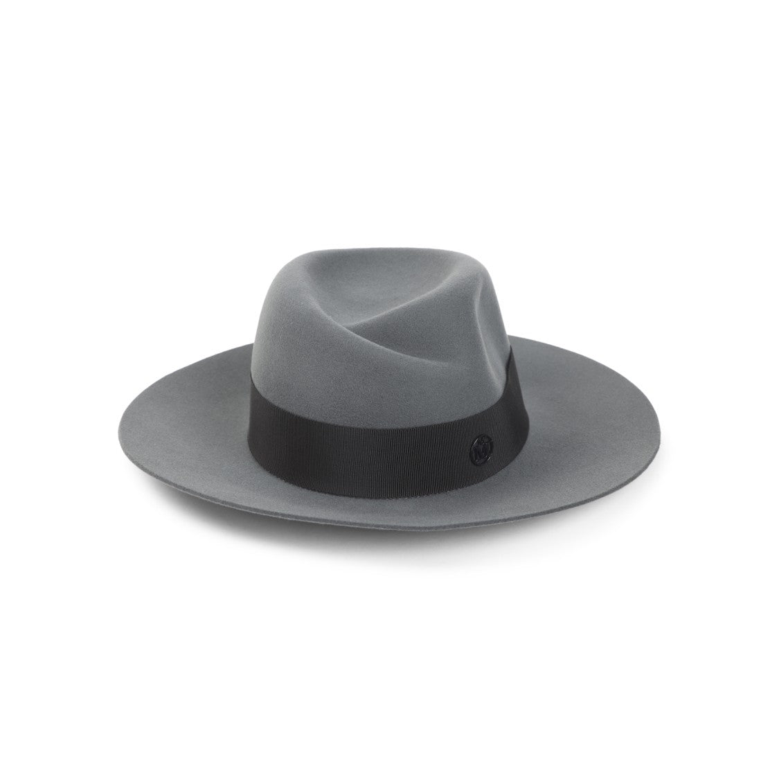 Maison Michel Grey Felted Wool Fedora Hat