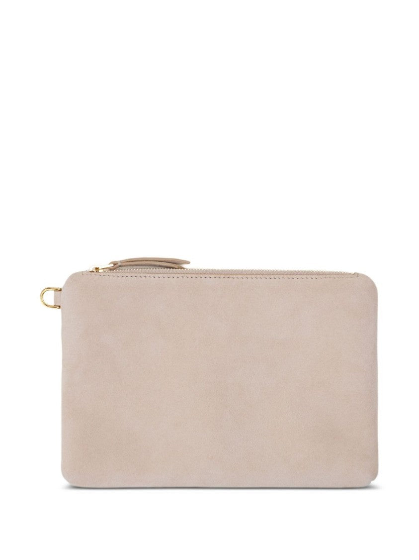 Lanvin Black Structured Leather Subtle Gold Bag