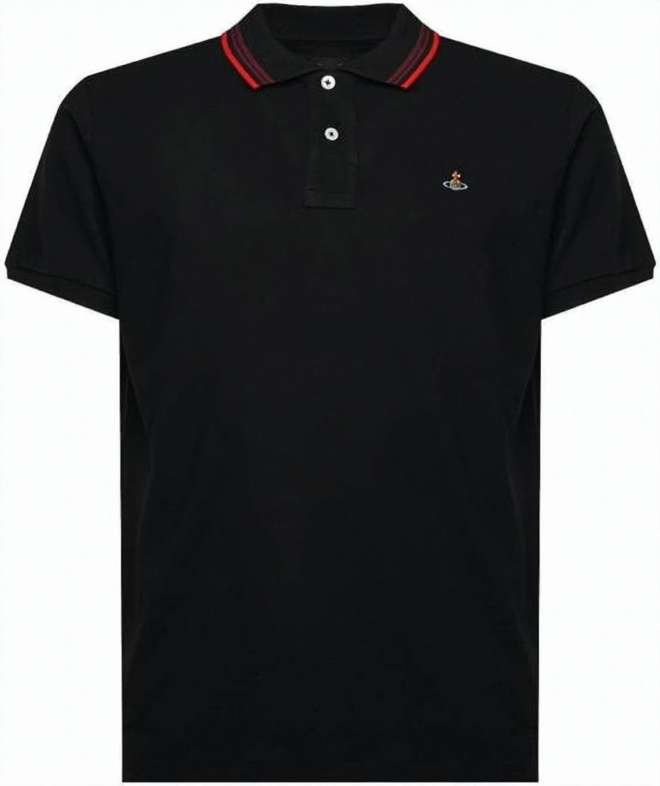 Vivienne Westwood Ribbed Collar Polo Shirt