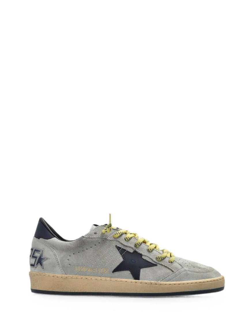 Golden Goose Blue Suede Ballstar Sneakers