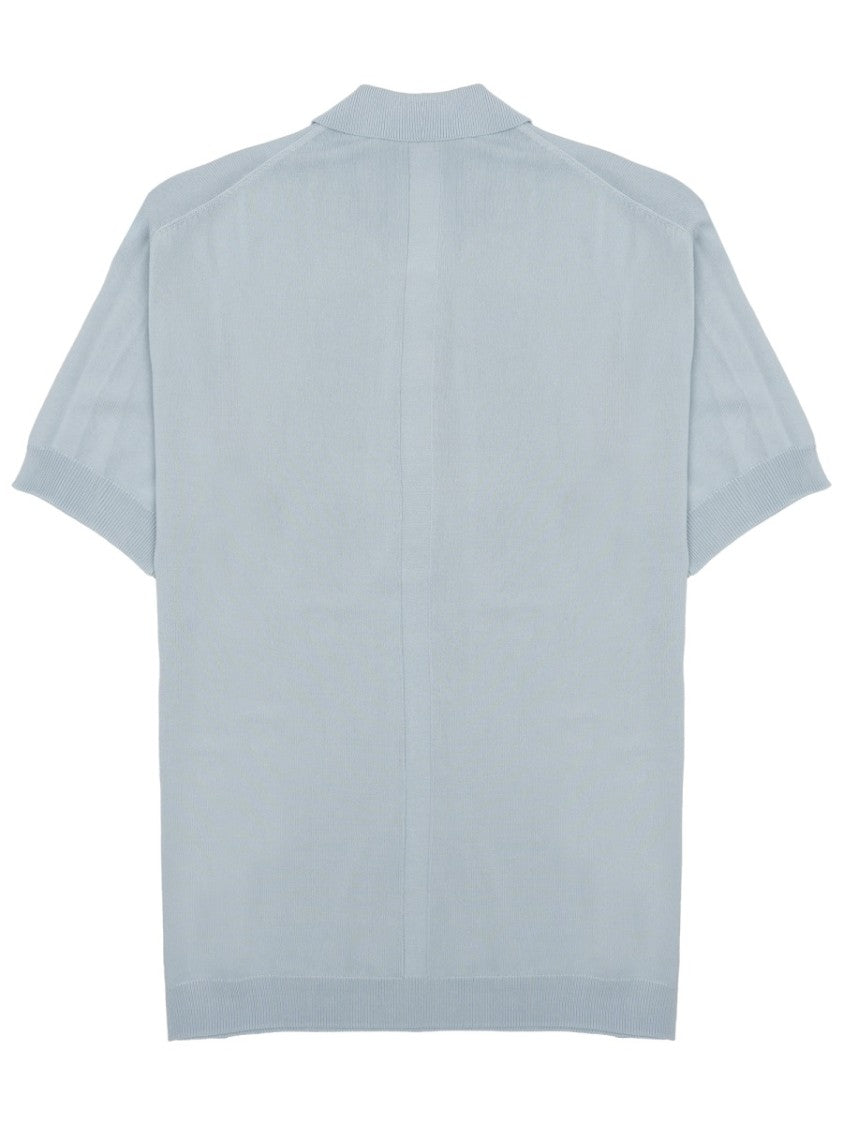 Low Brand Short-Sleeved Polo With Classic Collar And Minimalist Design