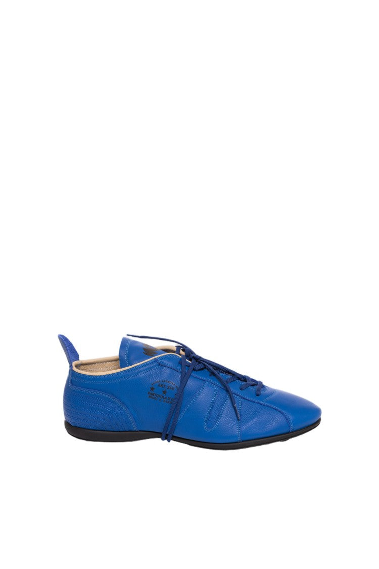 Pantofola D'oro White Soft Calfskin Padded Footbed Sneakers