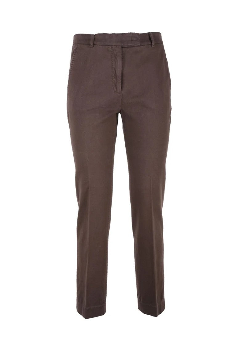 Slowear By Incotex Straight-Leg Cotton Blend Trousers