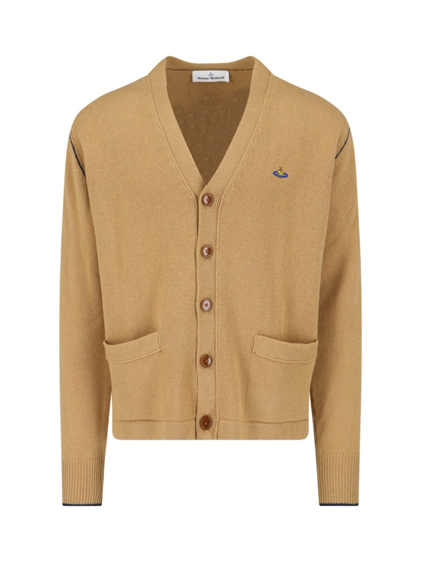 Vivienne Westwood Brown Alex Wool Cashmere Cardigan